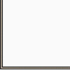 Klinker Victorian Floor Tiles bård 72 mm Black / White