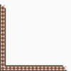 Klinker Victorian Floor Tiles bård Kingsley Black/Red/White