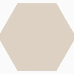 Klinker Victorian Floor Tiles hexagon 21 cm Dover White