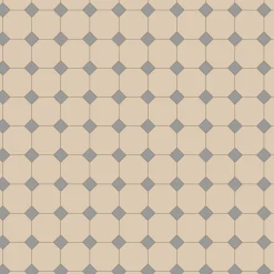 Klinker Victorian Floor Tiles mönster York White / Grey