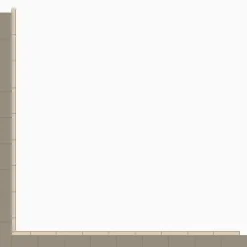 Klinker Victorian Floor Tiles bård 99 mm Holkham Dune / White