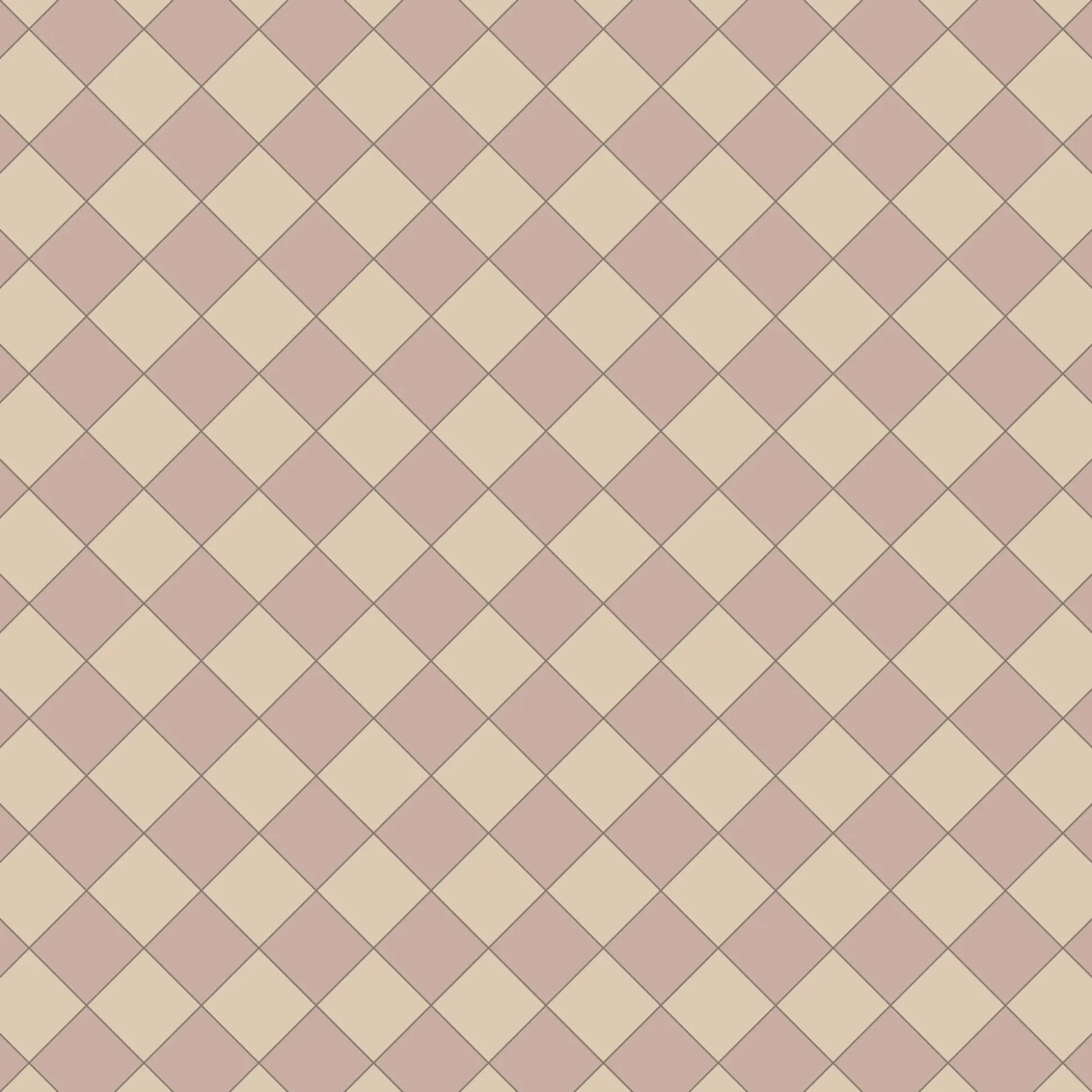 Klinker Victorian Floor Tiles mönster Funkis Carnation Pink / White