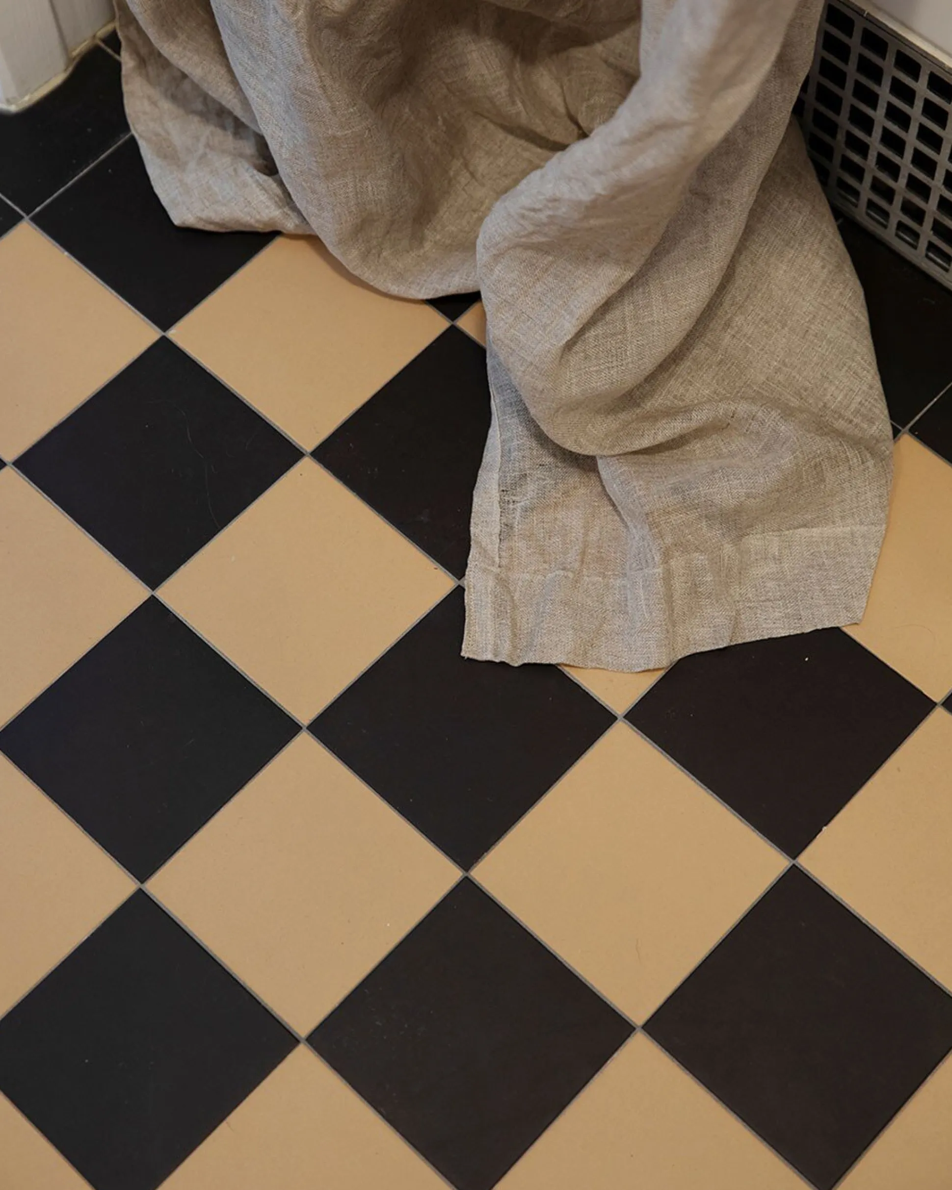 Klinker Victorian Floor Tiles mönster Funkis Black / Old London