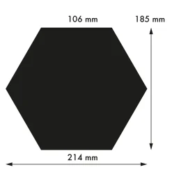 Klinker Victorian Floor Tiles hexagon 21 cm Red