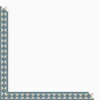 Klinker Victorian Floor Tiles bård Kingsley Blue / White