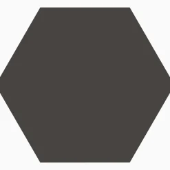 Klinker Victorian Floor Tiles hexagon 21 cm Black
