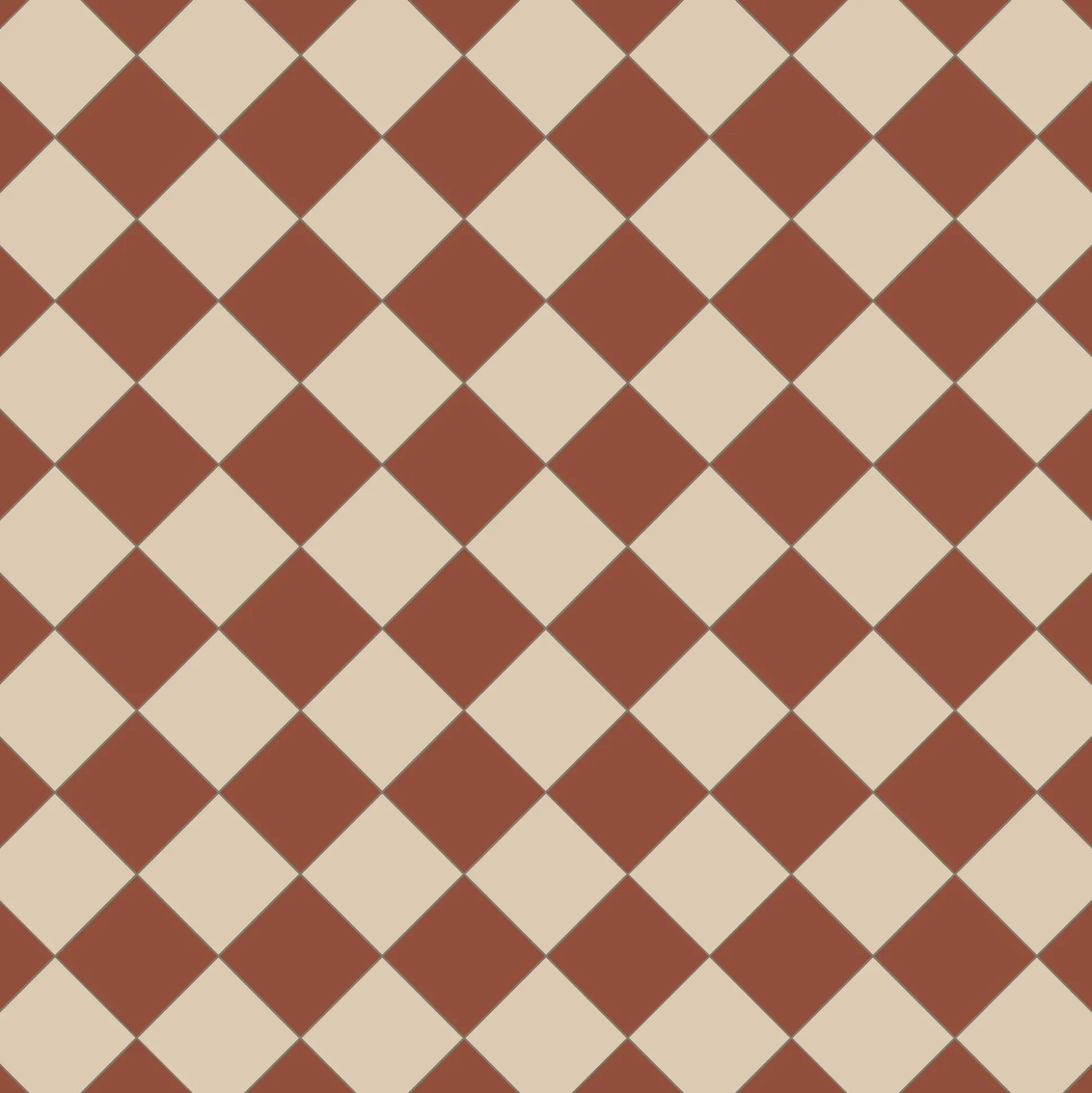 Klinker Victorian Floor Tiles mönster Flensburg Red / White