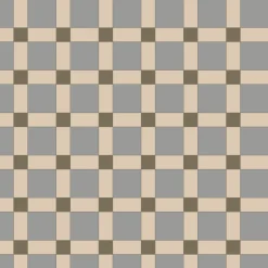 Klinker Victorian Floor Tiles mönster Edinburgh Grey / Green / White