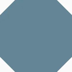 Klinker Victorian Floor Tiles oktagon 15 cm Blue