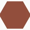 Klinker Victorian Floor Tiles hexagon 15 cm Red