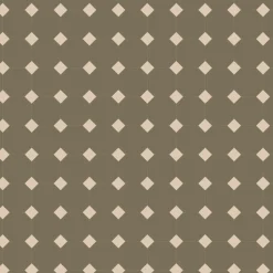 Klinker Victorian Floor Tiles mönster York Green / White