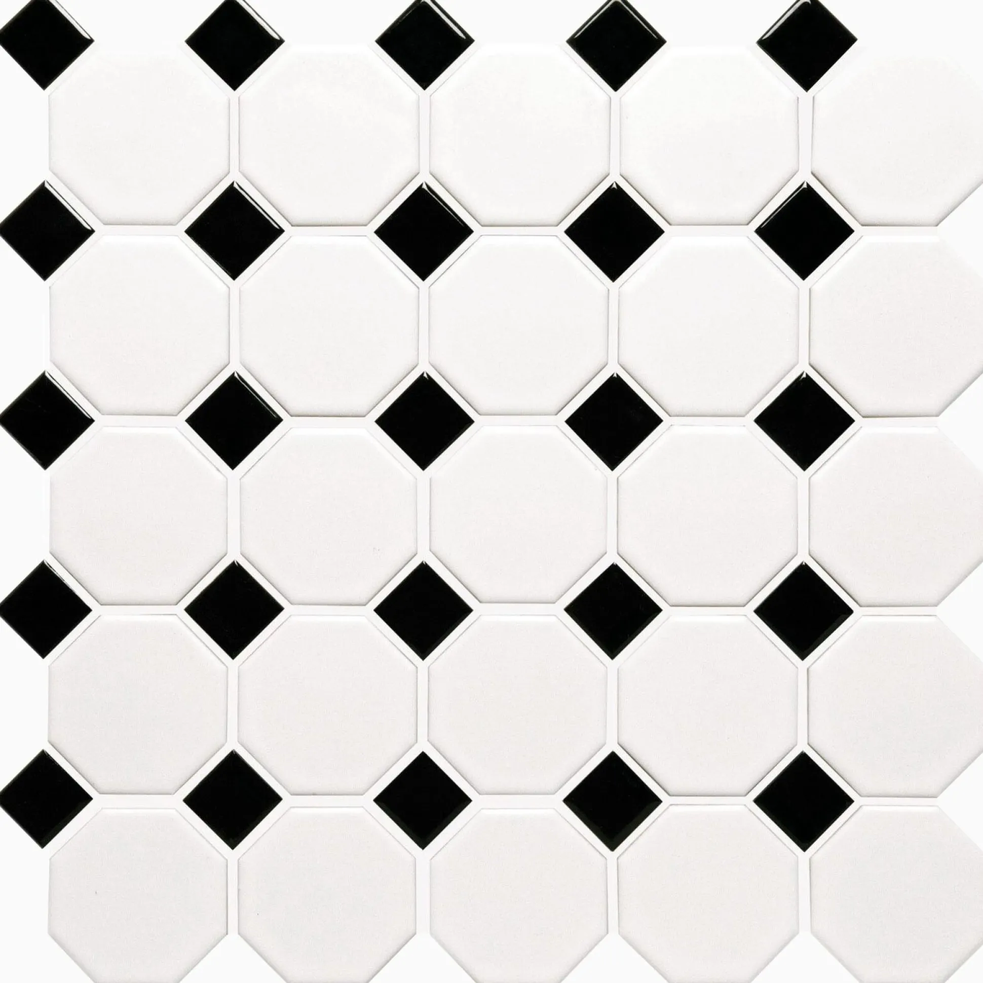 Klinker Victorian Floor Tiles mosaik Classic Octagon and Dot