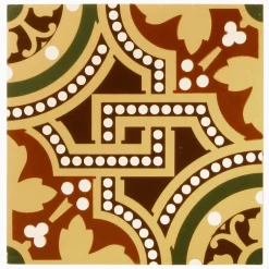 Klinker Victorian Floor Tiles mönstrad Salisbury Green