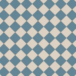 Klinker Victorian Floor Tiles mönster Flensburg Blue / Dover White