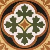 Klinker Victorian Floor Tiles mönstrad Liverpool White/Buff