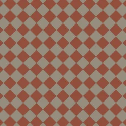 Klinker Victorian Floor Tiles mönster Funkis Red / Holkham Dune