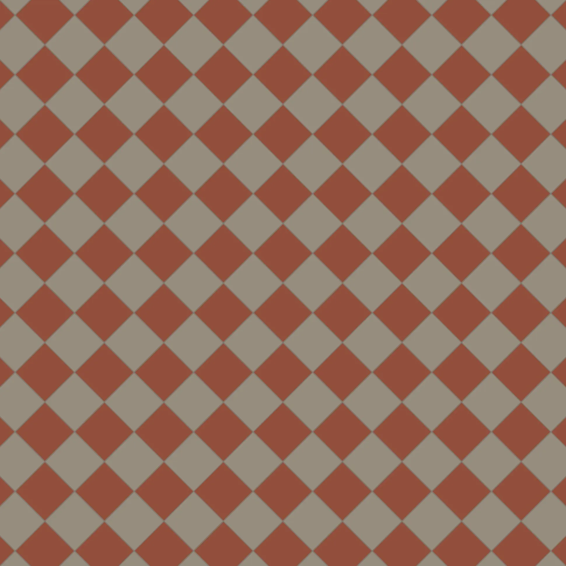 Klinker Victorian Floor Tiles mönster Funkis Red / Holkham Dune