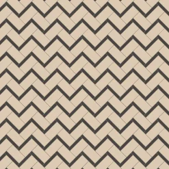 Klinker Victorian Floor Tiles mönster Stornoway White / Black