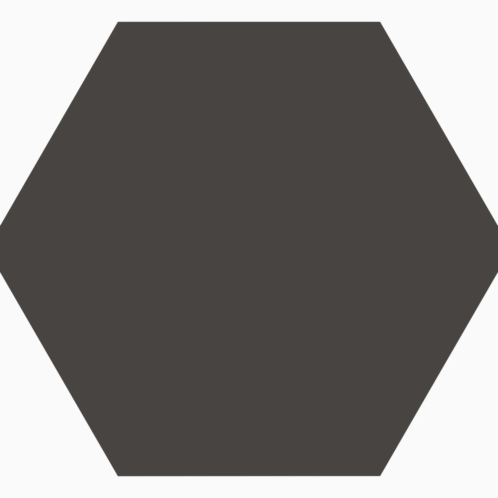 Klinker Victorian Floor Tiles hexagon 15 cm Black