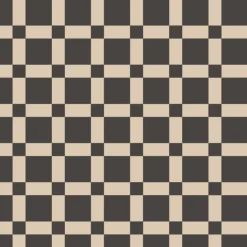 Klinker Victorian Floor Tiles mönster Edinburgh Black / White