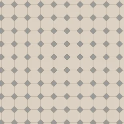 Klinker Victorian Floor Tiles mönster York Dover White / Grey