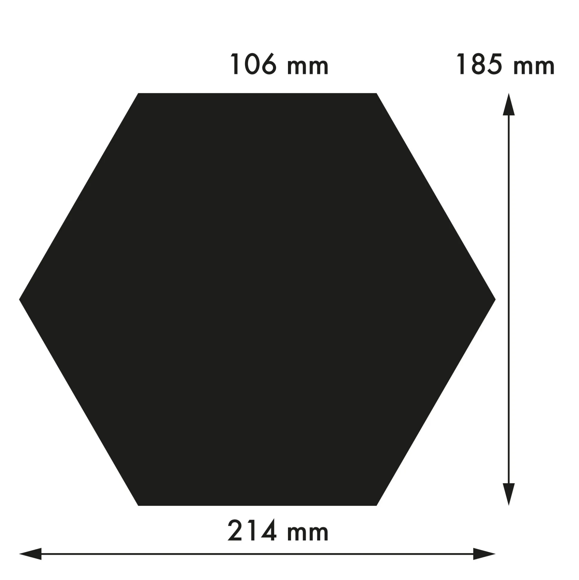 Klinker Victorian Floor Tiles hexagon 21 cm Revival Grey