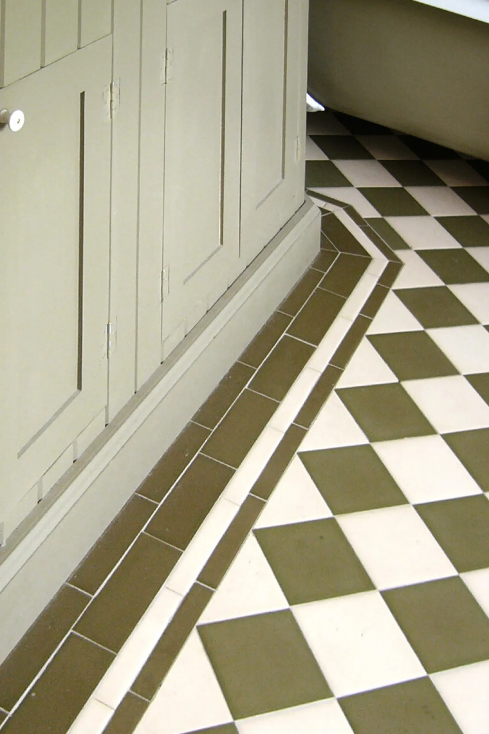 Klinker Victorian Floor Tiles kvadrat 10x10 cm White