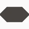 Klinker Victorian Floor Tiles hexagon 15x7,5 cm Black