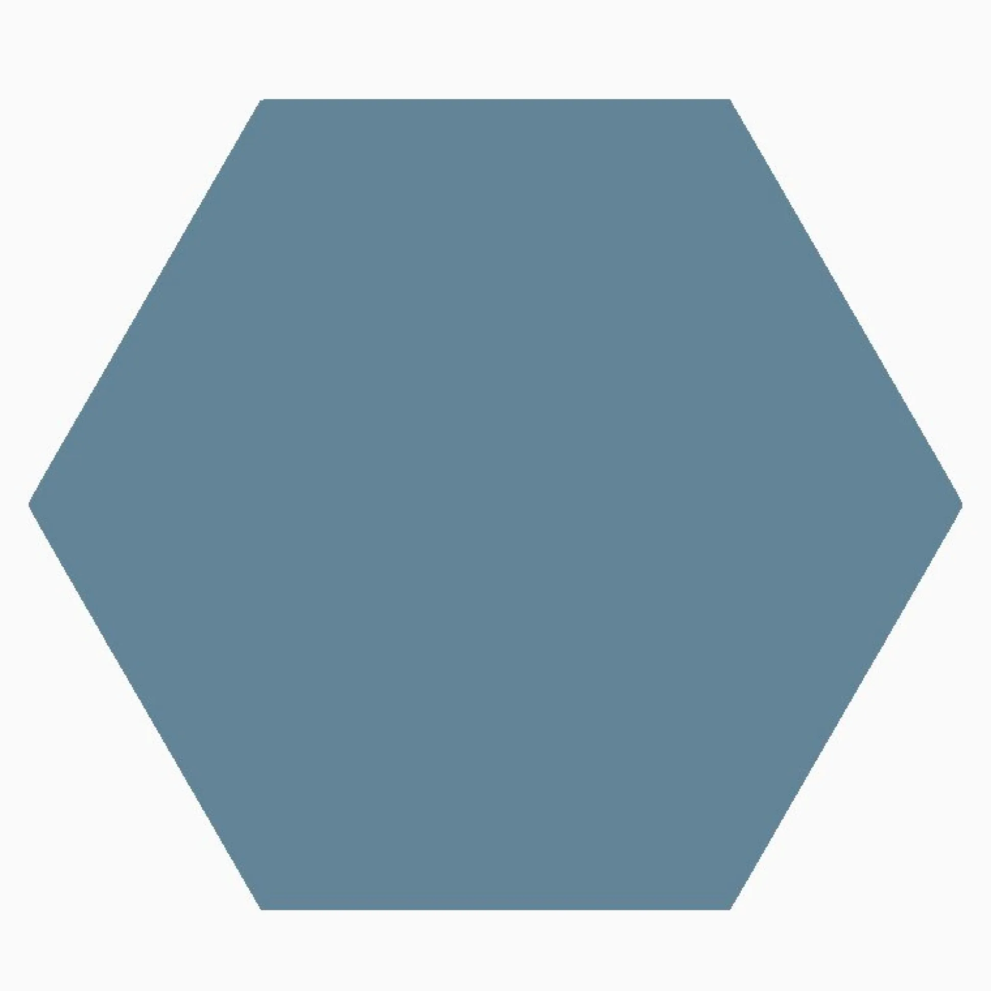 Klinker granitkeramik hexagon 11,5x10 cm Blå