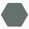 Klinker granitkeramik hexagon 11,5x10 cm Grön