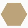 Klinker granitkeramik hexagon 11,5x10 cm Gul