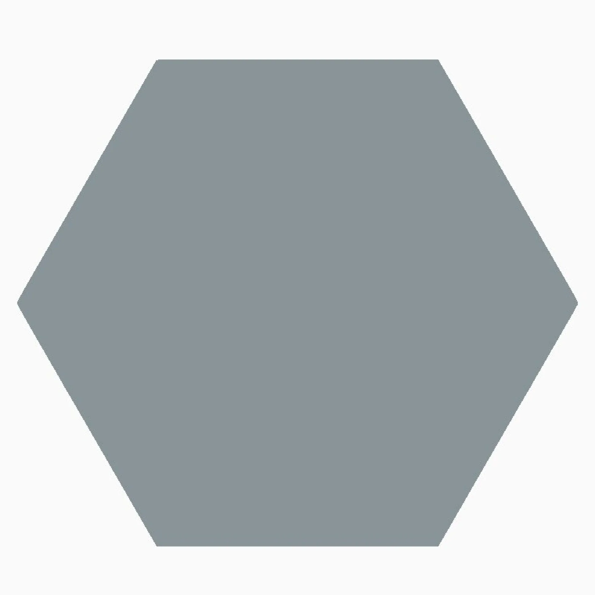 Klinker granitkeramik hexagon 11,5x10 cm Ljusblå