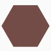 Klinker granitkeramik hexagon 11,5x10 cm Röd