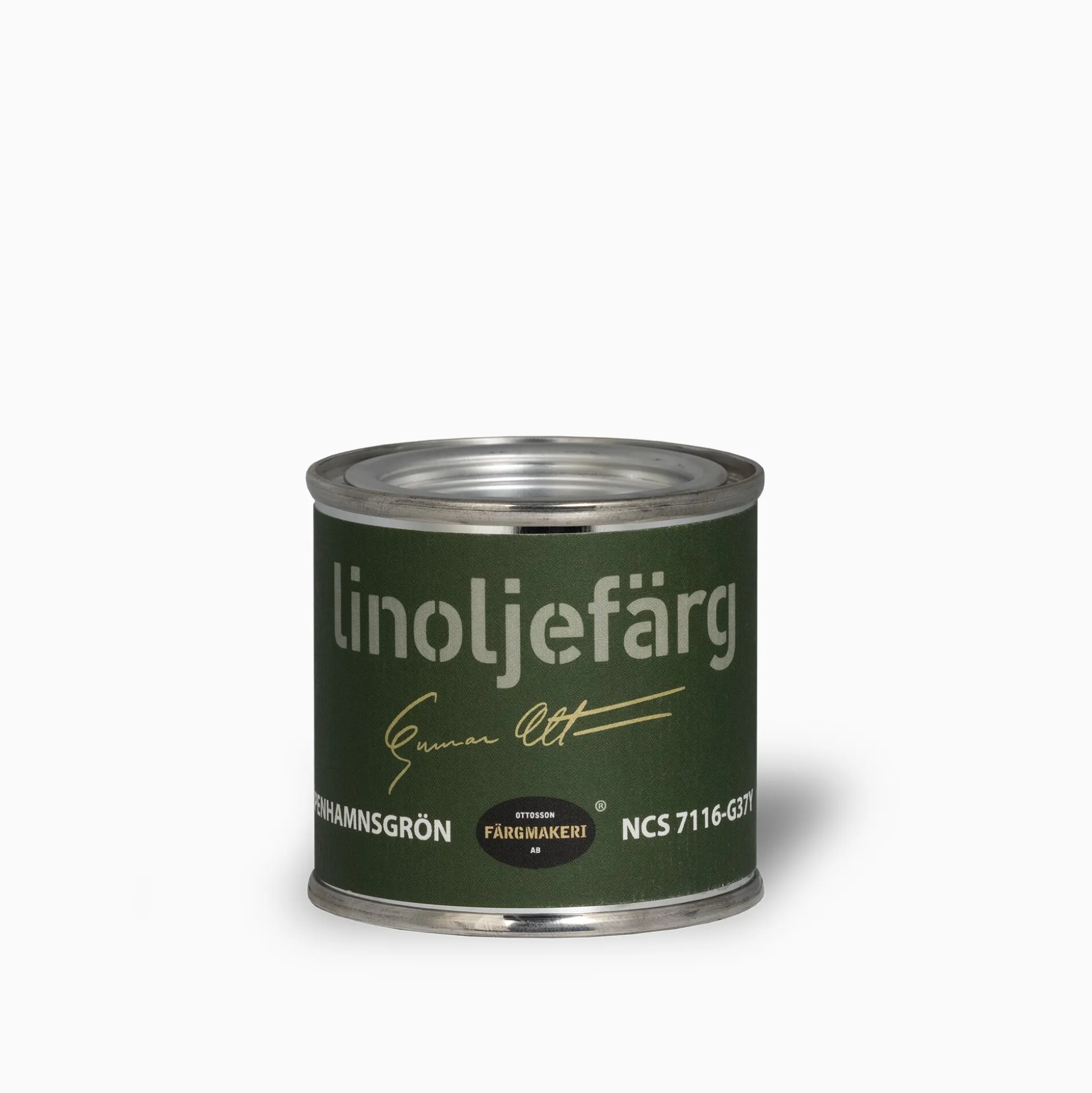 Köpenhamnsgrön linoljefärg 3 liter