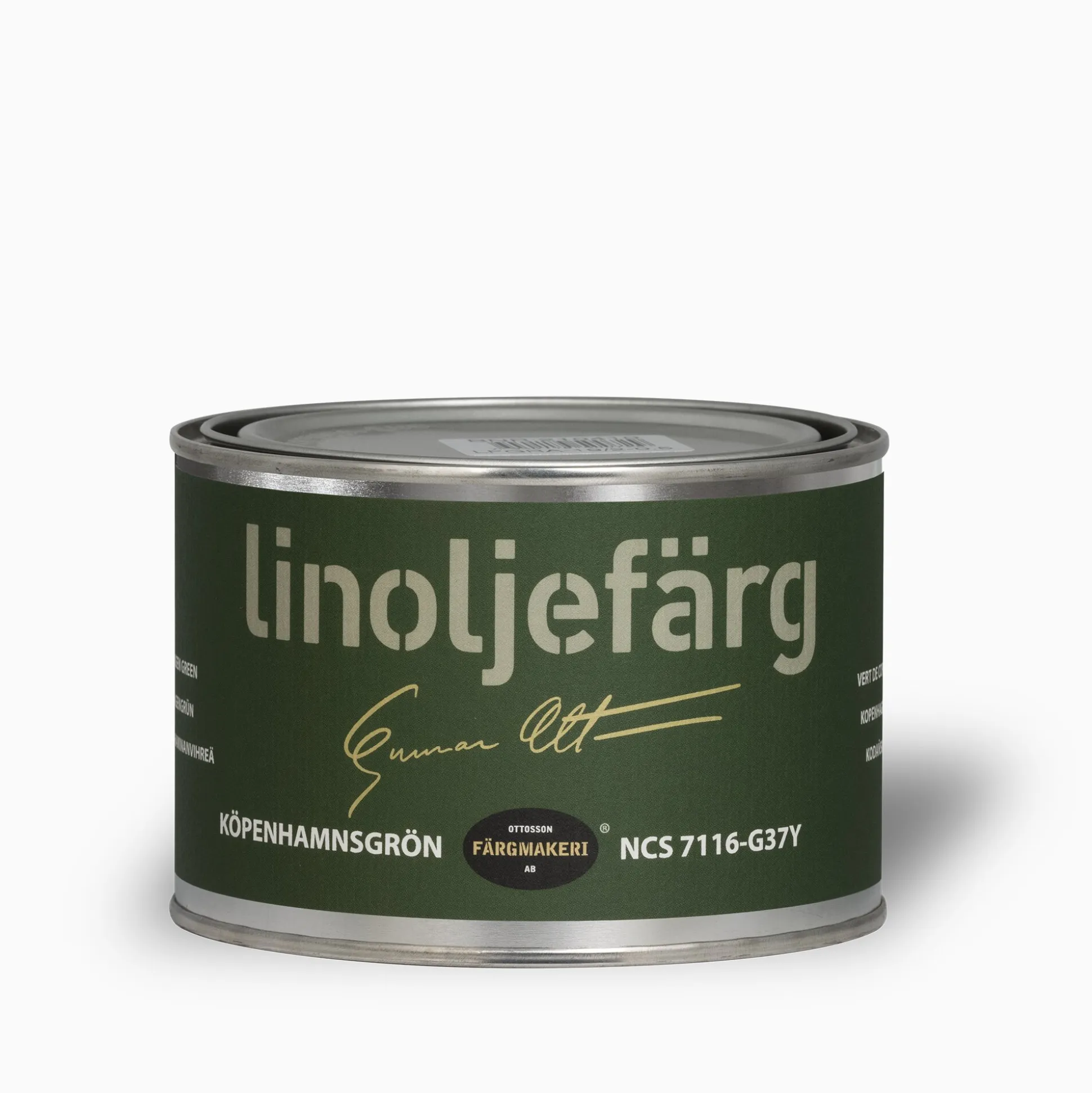 Köpenhamnsgrön linoljefärg 3 liter