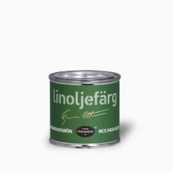 Kromoxidgrön linoljefärg provburk