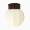 Lampa Deco rak gräddvit/brun IP20