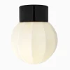 Lampa Deco rak gräddvit/svart IP54