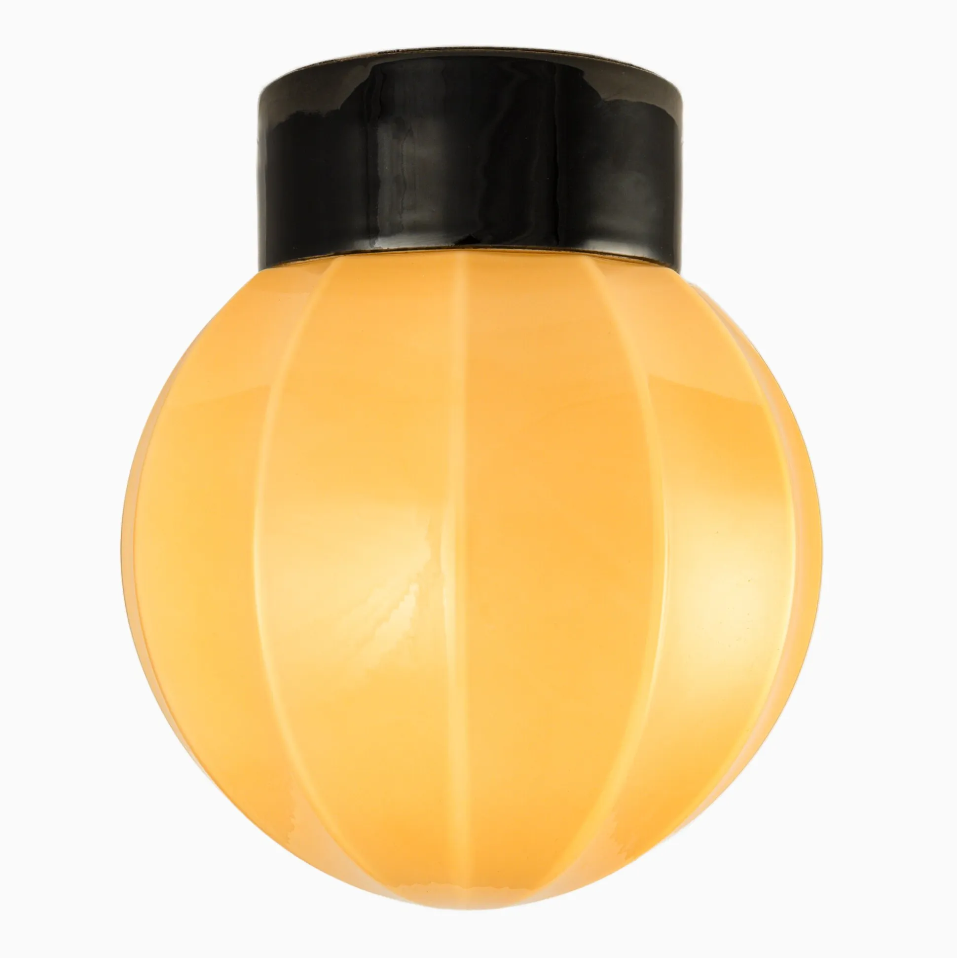 Lampa Deco rak gul/svart