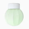Lampa Deco rak pastellgrön/vit IP20