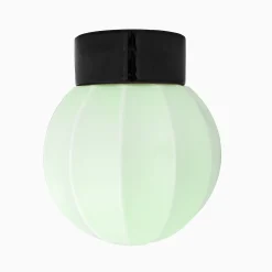 Lampa Deco rak pastellgrön/svart IP20