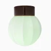 Lampa Deco rak pastellgrön/brun IP20