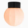 Lampa Deco rak pastellrosa/svart IP20
