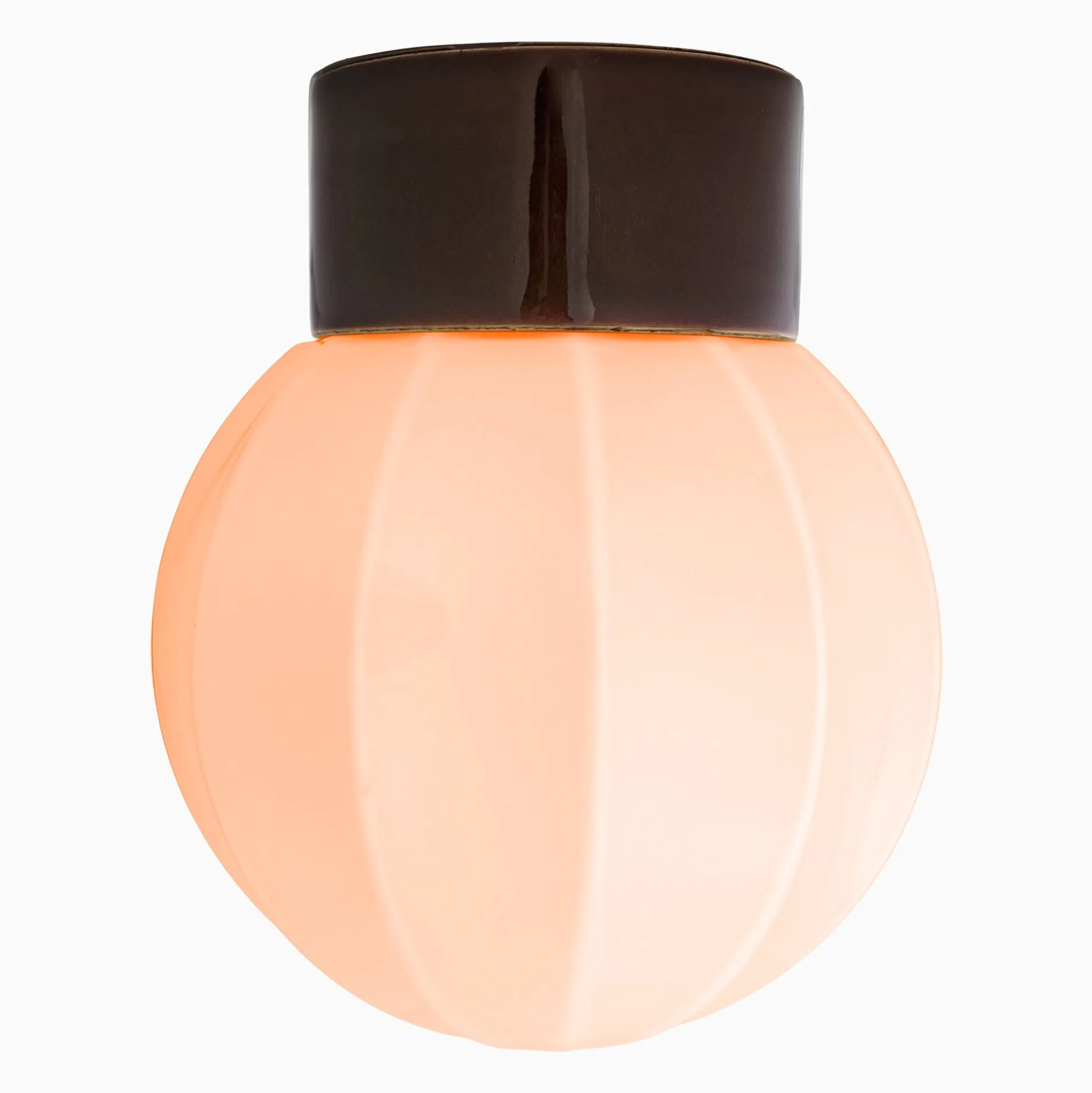 Lampa Deco rak pastellrosa/brun IP54