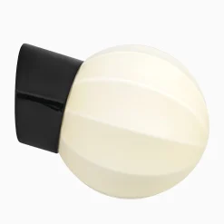 Lampa Deco sned gräddvit/svart IP54