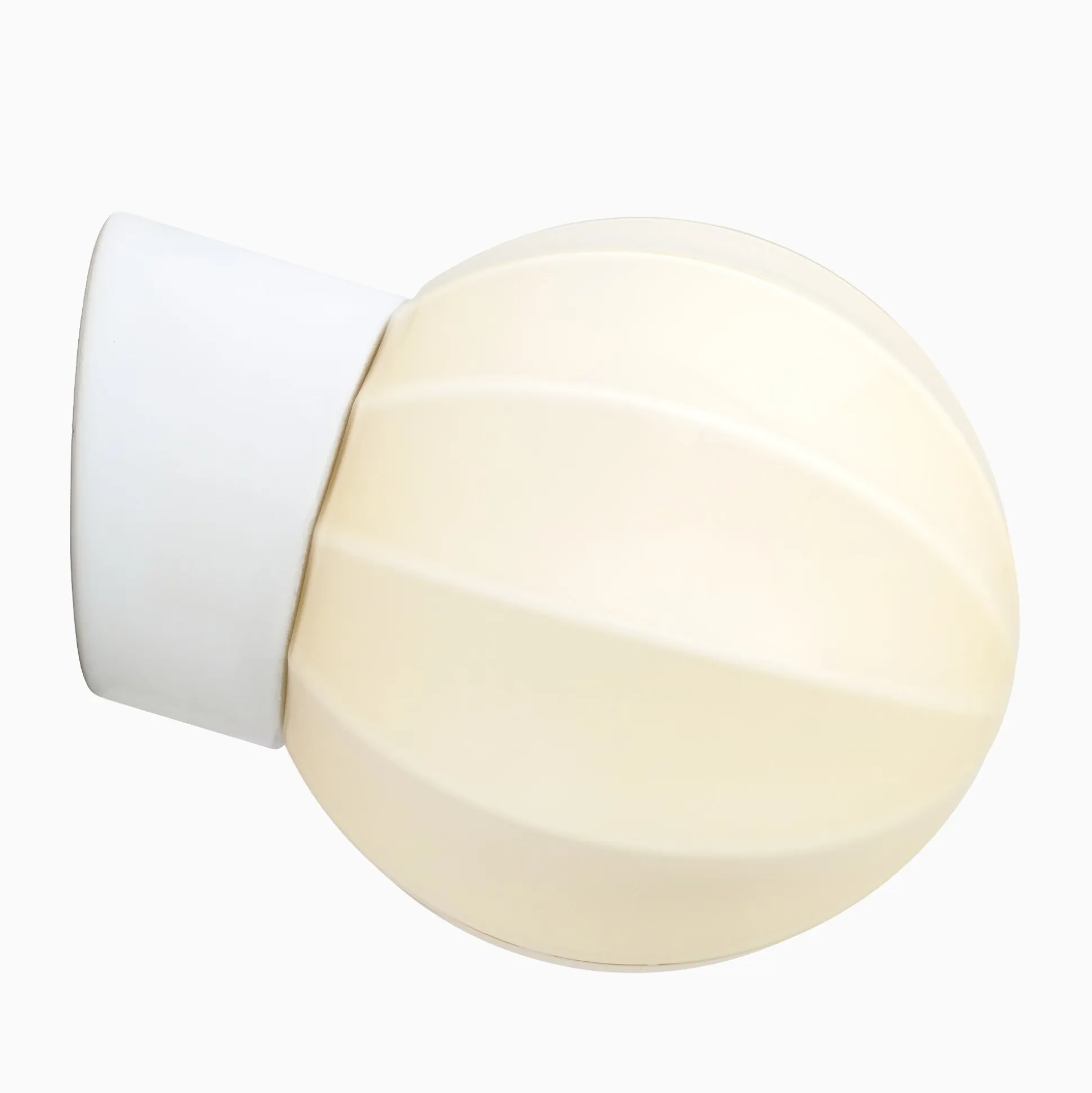 Lampa Deco sned gräddvit/vit IP54