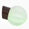 Lampa Deco sned pastellgrön/brun IP54
