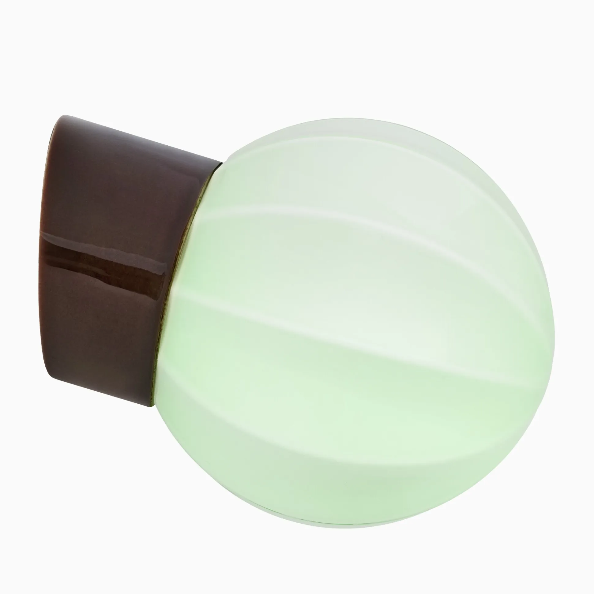 Lampa Deco sned pastellgrön/brun IP54