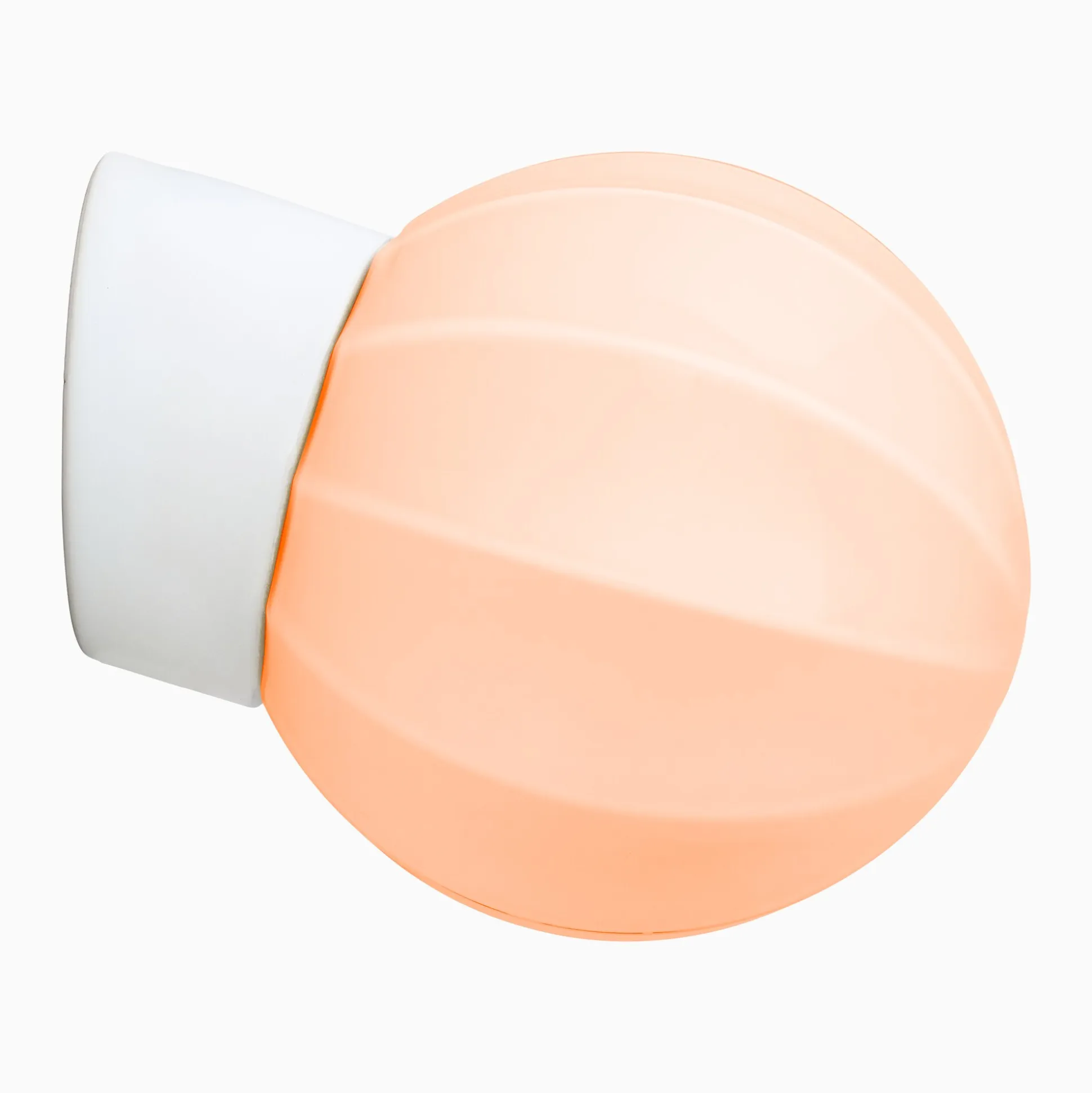 Lampa Deco sned pastellrosa/vit IP20