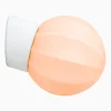 Lampa Deco sned pastellrosa/vit IP54